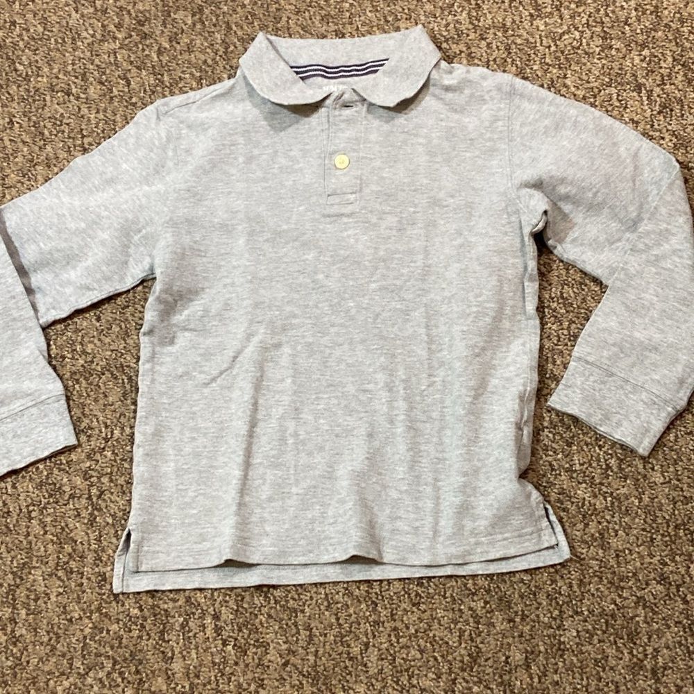 Est 1989 Place Gray Kids Polo Shirt Size M (7-8)